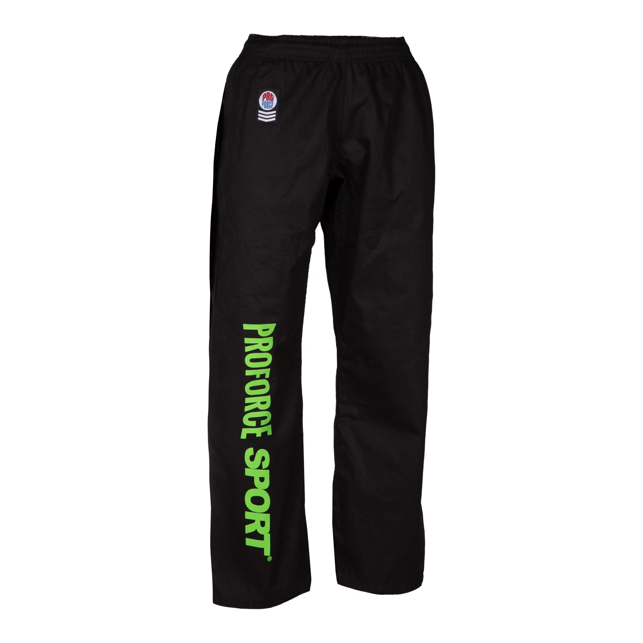 ProForce Sport Neon Green Combat Pant Black w/ Back Pocket