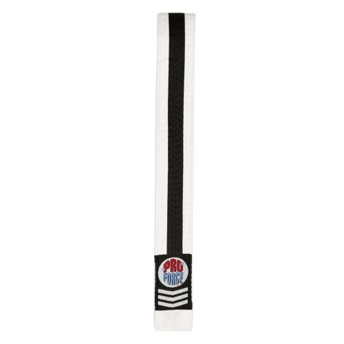 ProForce® II 1.5" Double Wrap Black Stripe Karate Belt