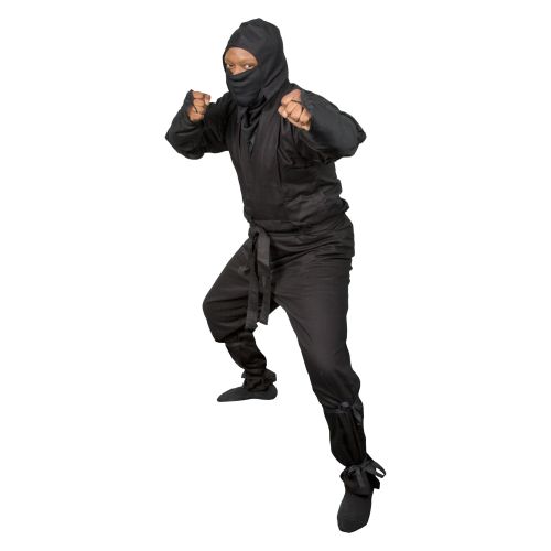 ProForce&#174; 100% Cotton Ninja Uniform dev-awma Black XX-Small - under 4'6''/65 Ibs. 