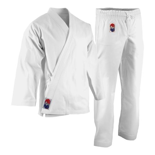 ProForce&#174; 14 oz. Diamond Karate Uniform (Elastic Drawstring) - 55/45 Blend dev-awma White 1.5 