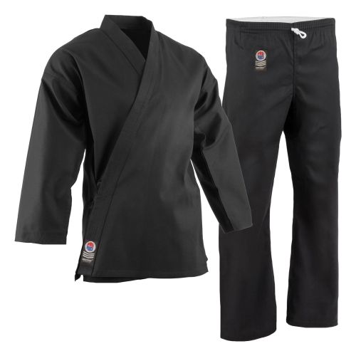 ProForce&#174; 8 oz. Karate Uniform (Elastic Drawstring) - 55/45 Blend dev-awma Black #000 