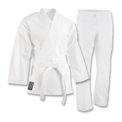 ProForce&#174; 5 oz. Original Karate Uniform (Elastic Drawstring) - 55/45 Blend - With Free White Belt