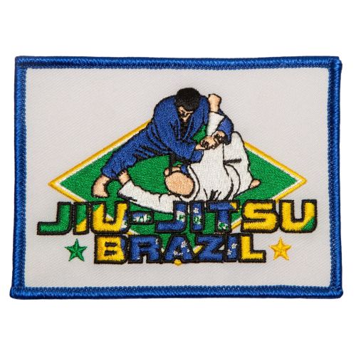 Patch 4" White Brazilian Jiu-Jitsu