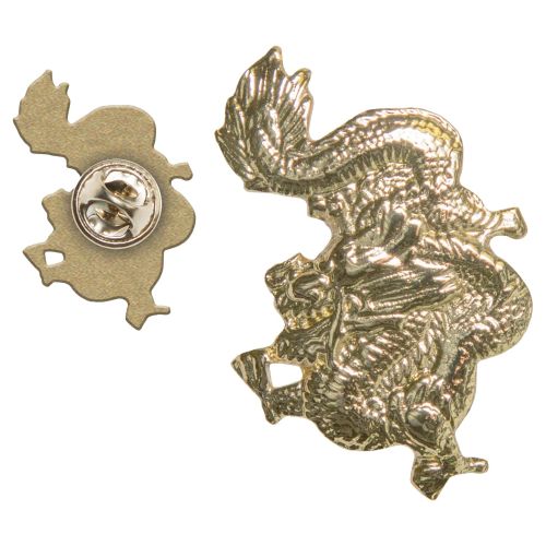 Pin Gold Dragon 1.25"