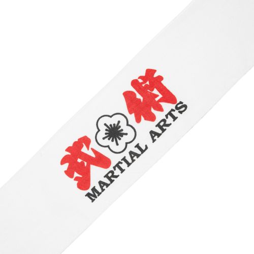 Headband White Martial Arts