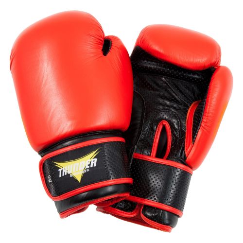 ProForce&#174; Thunder Leather Boxing Glove dev-awma Red 12 oz. 