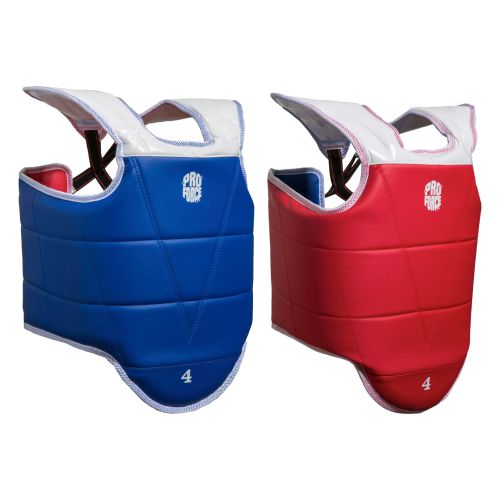 PF II TKD Chest Solid Ch #1 Blue/Red-Child
