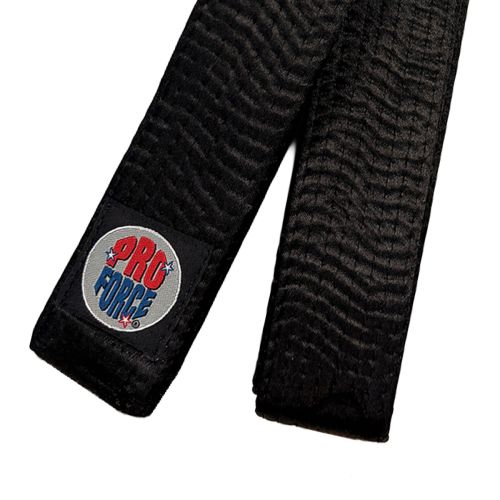 ProForce® Ultra 1.75" Satin Black Karate Belt