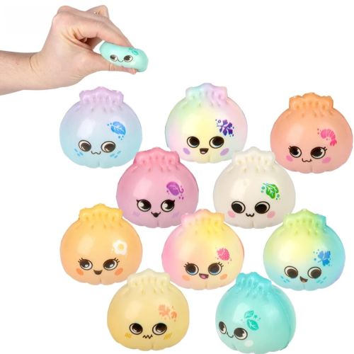 Micro Squish Dumpling 2" – Assorted Colors (Sold Individually)