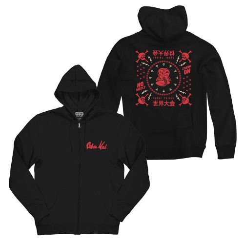 Cobra Kai™ Unisex Full-Zip Hooded Sweatshirt "No Mercy" Edition